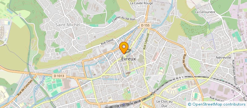 localisation de l'entreprise ASJ à EVREUX