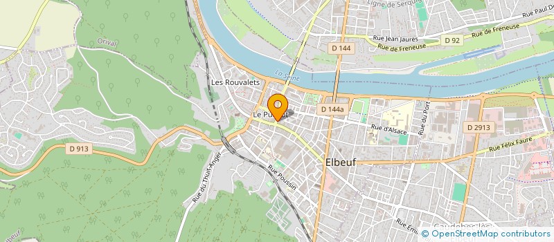 localisation de l'entreprise ASJ à ELBEUF