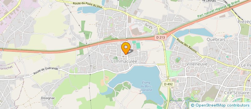 localisation de l'entreprise ASJ CAPITAL  SAINT-NAZAIRE