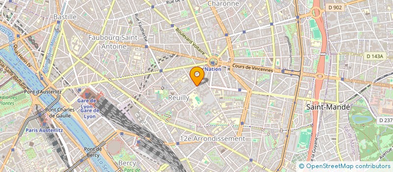 localisation de l'entreprise ASJ CASH & CARRY  PARIS