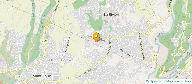 localisation de l'entreprise ASJ IMMO  SAINT-LOUIS