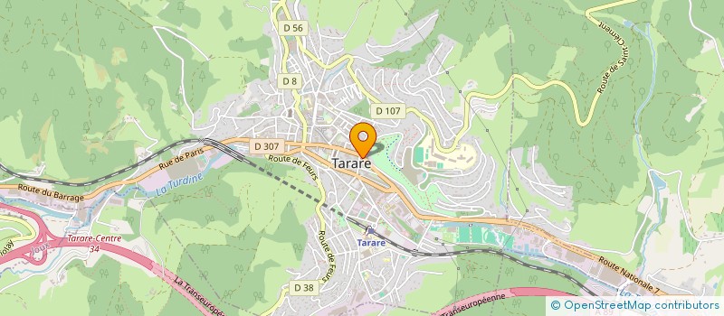 localisation de l'entreprise ASJ MANAGEMENT  TARARE