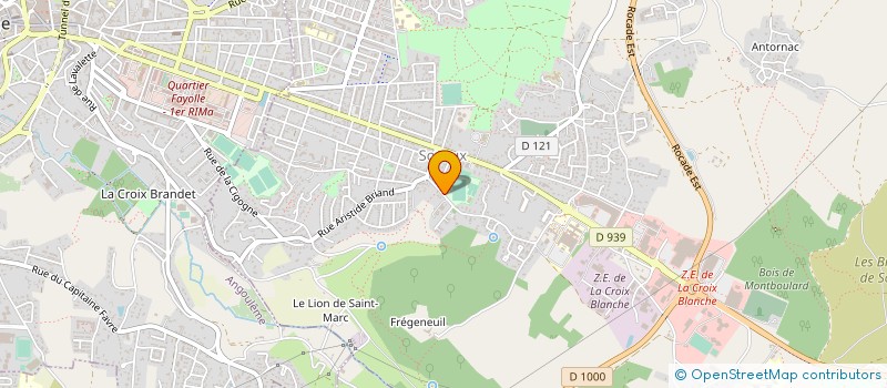 localisation de l'entreprise ASJ SOYAUX CHARENTE à SOYAUX