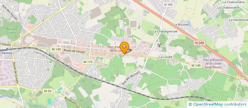 localisation de l'entreprise ASJC à BASSE-GOULAINE