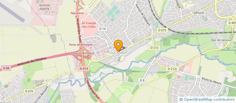 localisation de l'entreprise ASJC à BRETTEVILLE-SUR-ODON