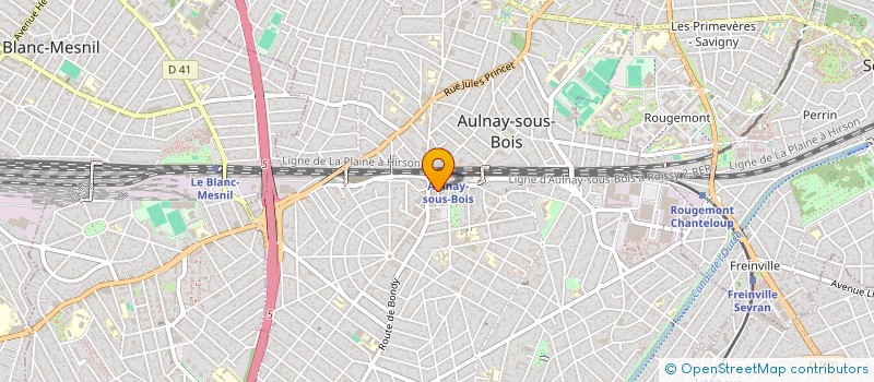 localisation de l'entreprise ASJK à AULNAY-SOUS-BOIS