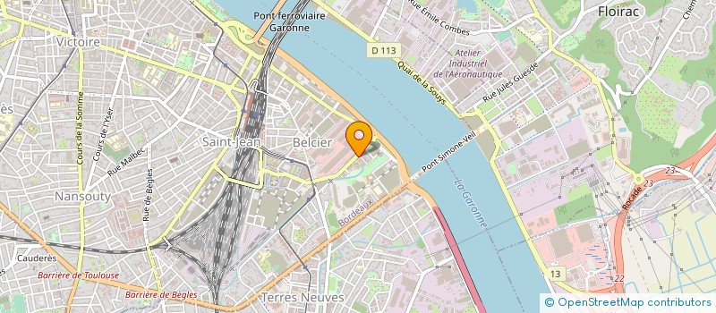 localisation de l'entreprise ASJL à BORDEAUX