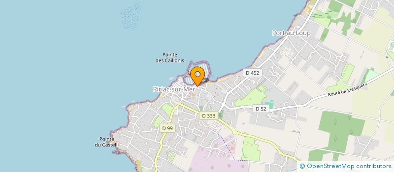 localisation de l'entreprise ASJL DISTRIBUTION à PIRIAC-SUR-MER