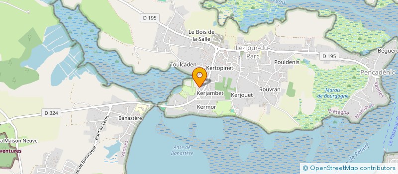 localisation de l'entreprise ASJNJB  LE TOUR-DU-PARC