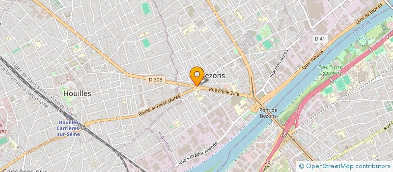 localisation de l'entreprise ASK à BEZONS