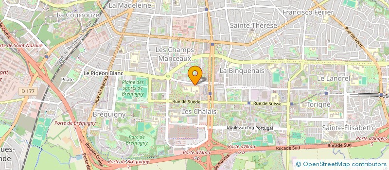 localisation de l'entreprise ASK  RENNES