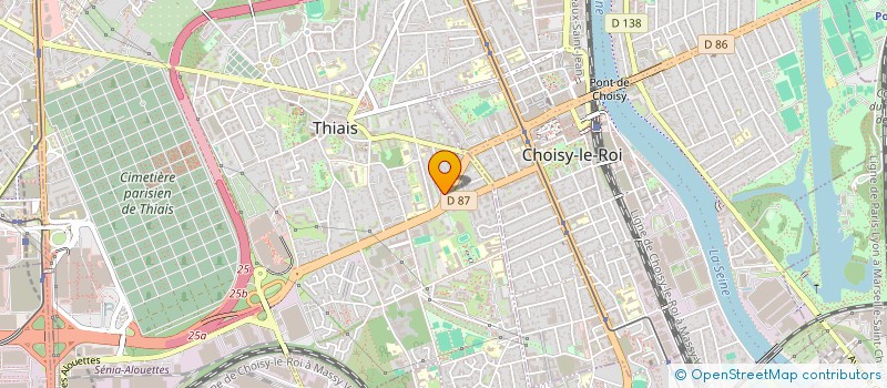 localisation de l'entreprise ASK AND CHILL AGENCY  THIAIS