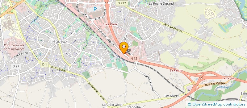 localisation de l'entreprise ASK AUTOMOBILES à TREGUEUX