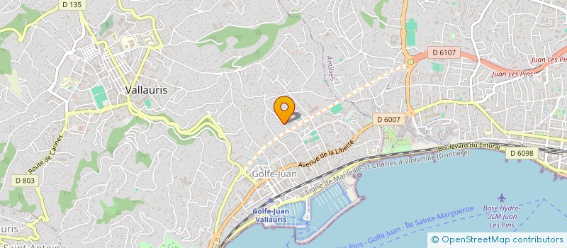 localisation de l'entreprise ASK BAR-SUR-LOUP  VALLAURIS