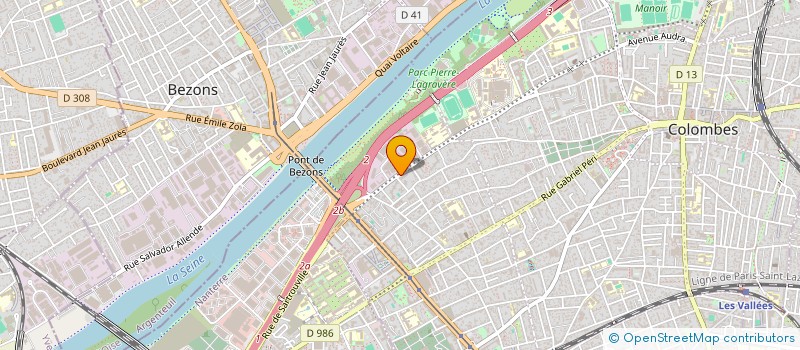 localisation de l'entreprise ASK BOXING ASNIERES  COLOMBES