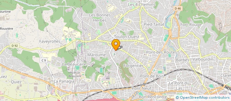 localisation de l'entreprise ASK FACADE  TOULON