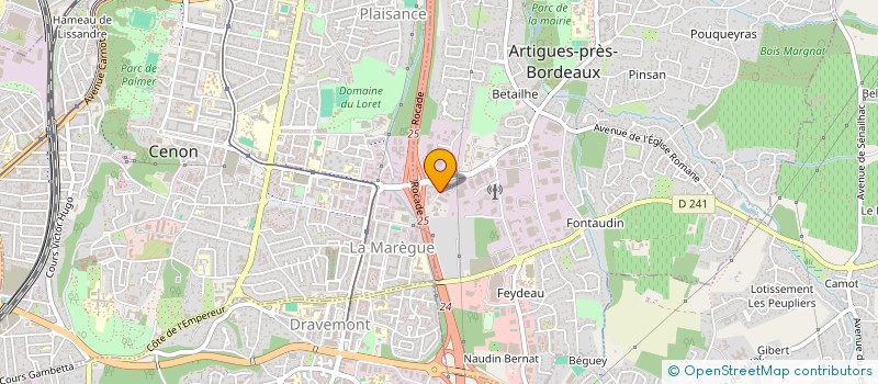 localisation de l'entreprise ASK IMMOBILIER  ARTIGUES-PRES-BORDEAUX