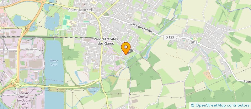 localisation de l'entreprise ASK - TEC  SAINT-MARCEL