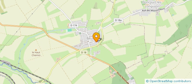 localisation de l'entreprise ASK TOITURES  BEUVEILLE