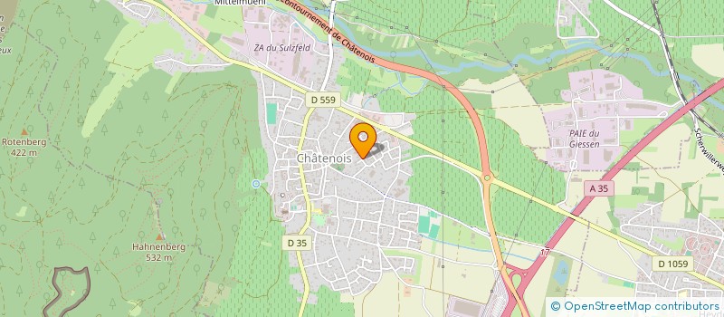 localisation de l'entreprise ASKA  CHATENOIS