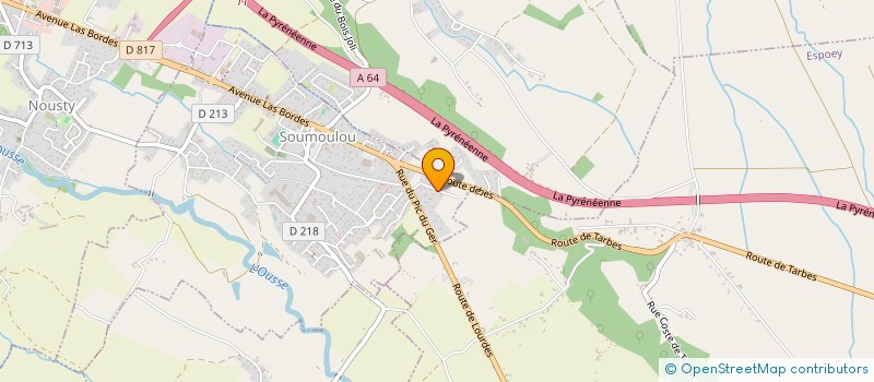 localisation de l'entreprise ASKA BOIS  SOUMOULOU