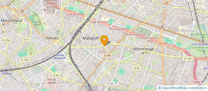 localisation de l'entreprise ASKABAK  MALAKOFF