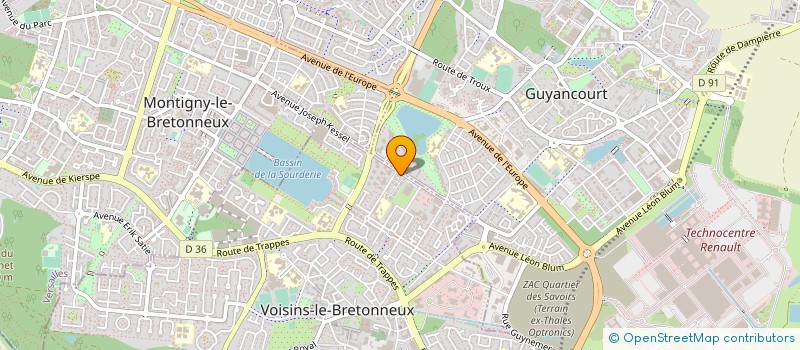 localisation de l'entreprise ASKADOM  VOISINS-LE-BRETONNEUX