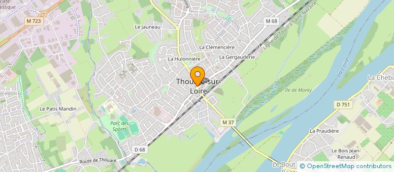 localisation de l'entreprise ASKALE à THOUARE-SUR-LOIRE