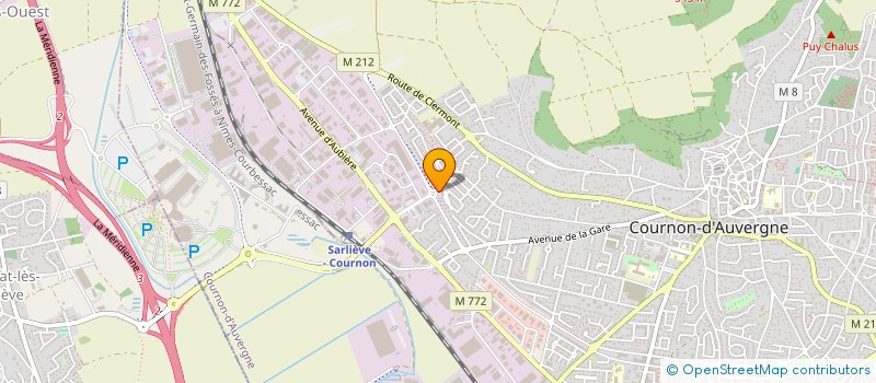 localisation de l'entreprise ASKARD INVEST  RIOM