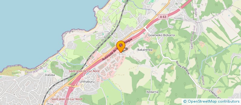 localisation de l'entreprise ASKATZEN à SAINT-JEAN-DE-LUZ