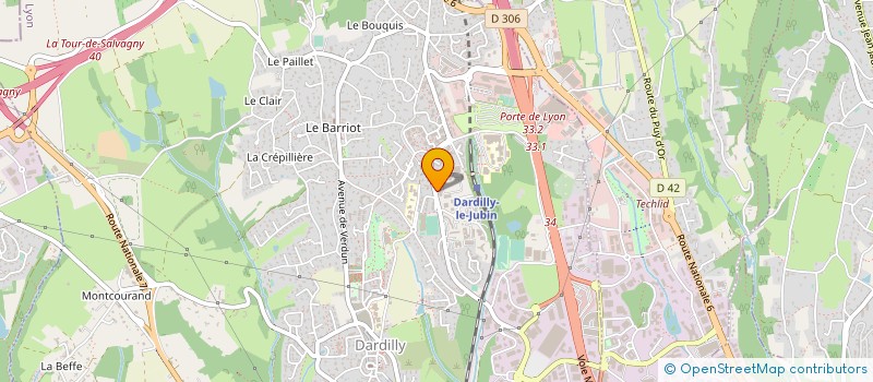 localisation de l'entreprise ASKCO à DARDILLY