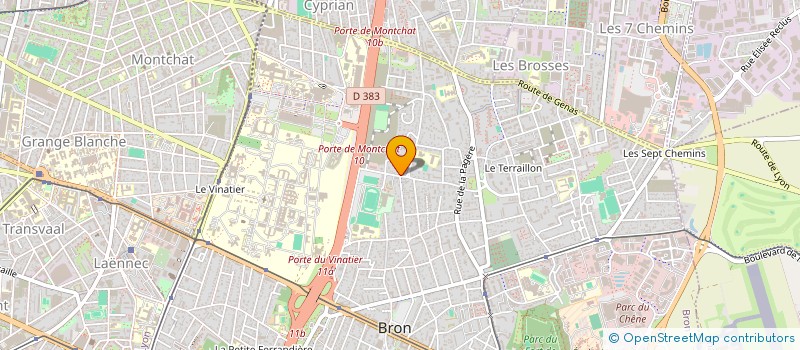 localisation de l'entreprise ASKEUL à BRON