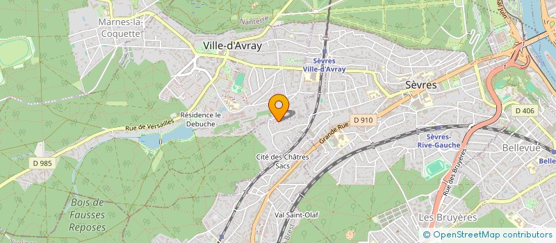 localisation de l'entreprise ASKGUARD à SEVRES