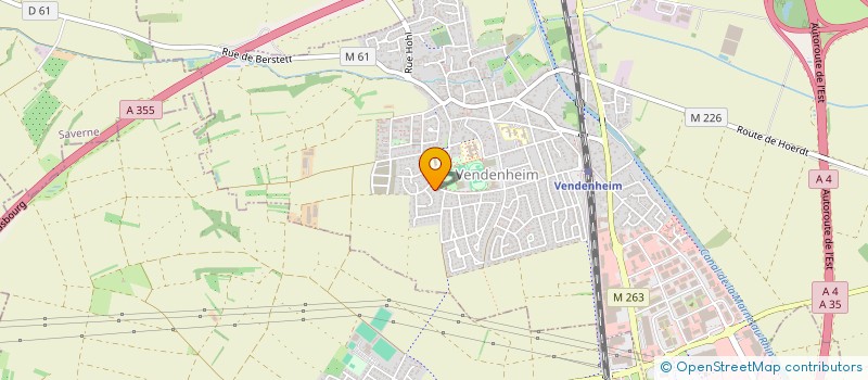 localisation de l'entreprise ASKINE  VENDENHEIM