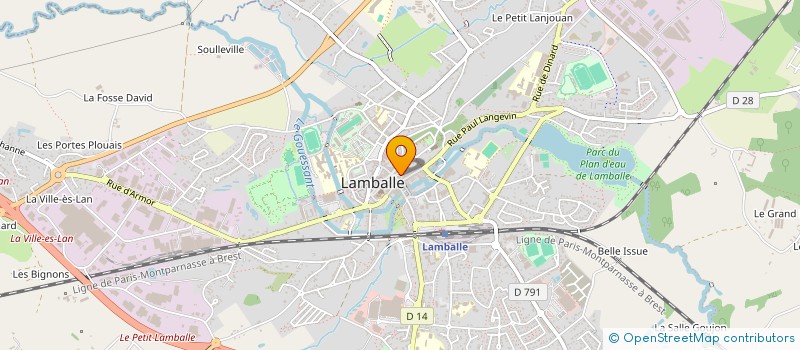localisation de l'entreprise ASKIP ESPORT à LAMBALLE-ARMOR