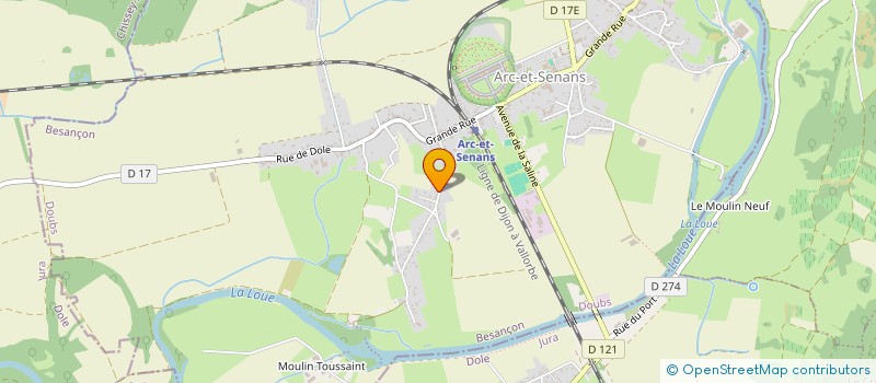 localisation de l'entreprise ASKIP STUDIO  ARC-ET-SENANS