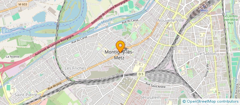localisation de l'entreprise ASKLEPIOS à MONTIGNY-LES-METZ