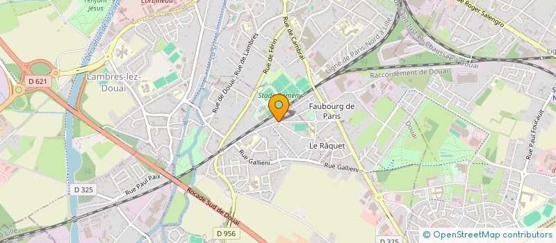 localisation de l'entreprise ASKLO FOOD  LAMBRES-LEZ-DOUAI