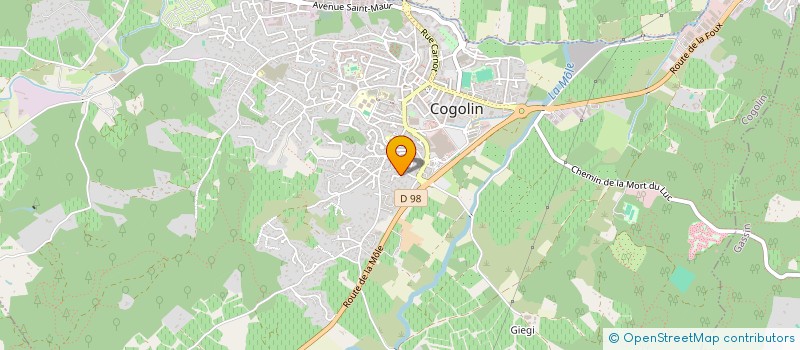 localisation de l'entreprise ASKO 3  COGOLIN