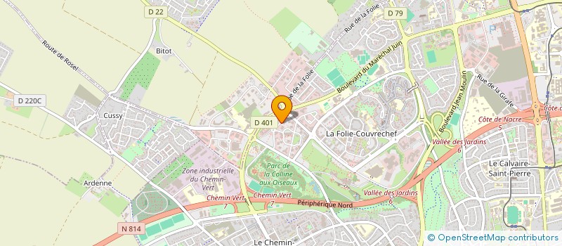 localisation de l'entreprise ASKOTT DLS à CAEN