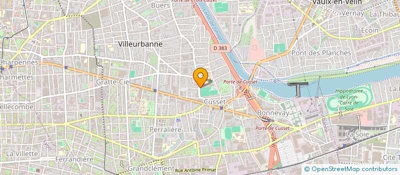 localisation de l'entreprise ASKY  VILLEURBANNE