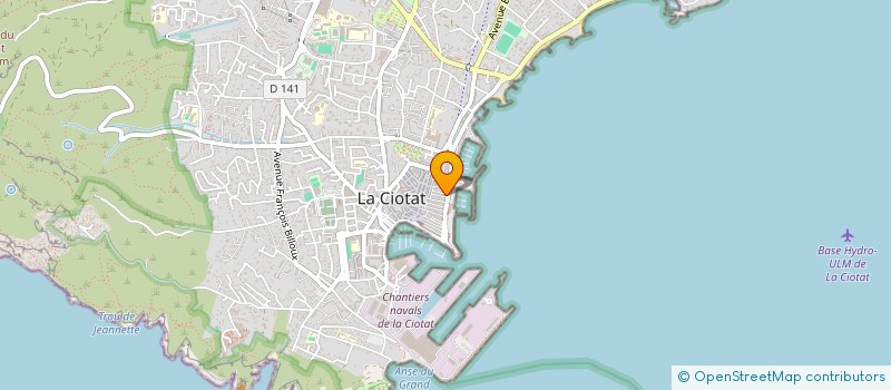 localisation de l'entreprise ASL 23 BOULEVARD ANATOLE FRANCE  LA CIOTAT