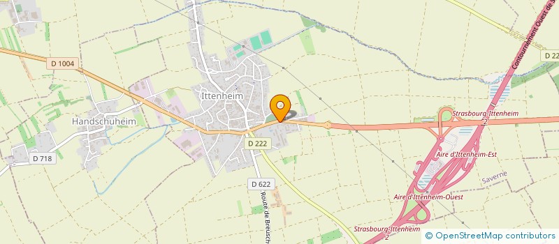 localisation de l'entreprise ASL  ITTENHEIM