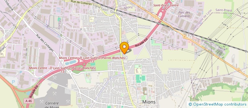 localisation de l'entreprise ASL 52 RUE DU 23 AOUT 1944  MIONS