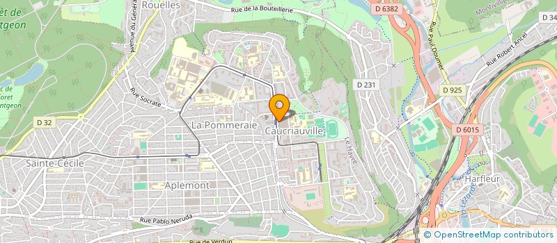 localisation de l'entreprise ASL  LE HAVRE