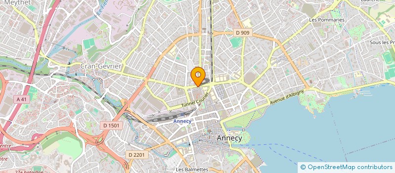 localisation de l'entreprise ASL à ANNECY