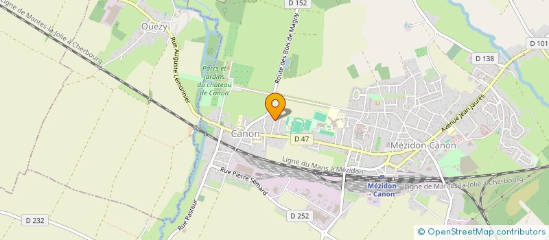 localisation de l'entreprise ASL  MEZIDON VALLEE D'AUGE