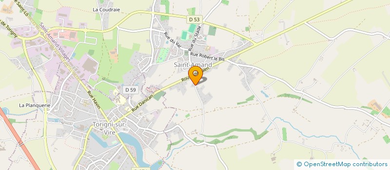 localisation de l'entreprise ASL  SAINT-AMAND-VILLAGES