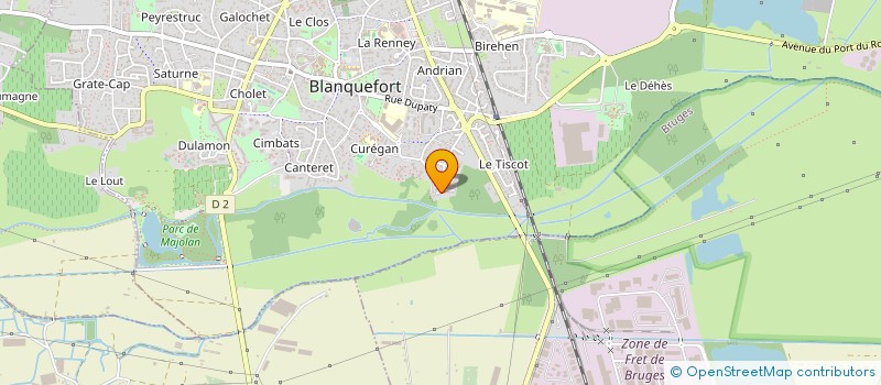 localisation de l'entreprise ASL BOCAGE DE CANTERET à BLANQUEFORT