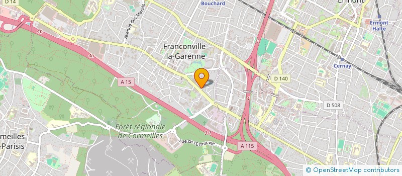 localisation de l'entreprise ASL CLEAN à FRANCONVILLE